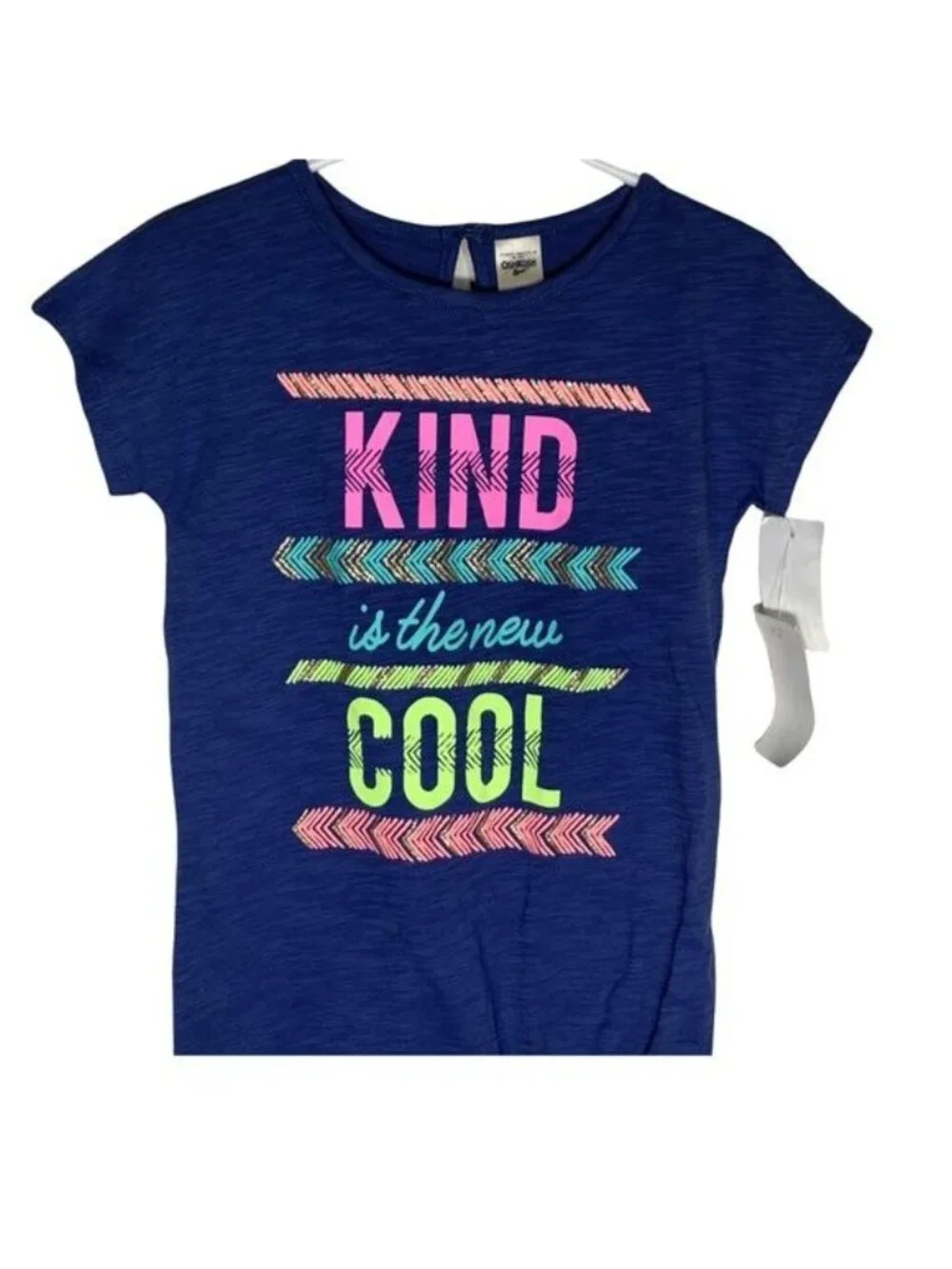 OshKosh B'gosh Girls Size 4-5 Blue Graphic T Shirt Short Sleeve Tee